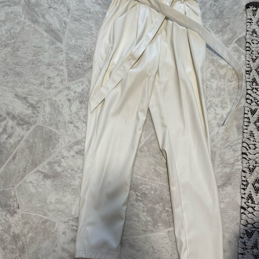 Elegant Cream Women's Pants